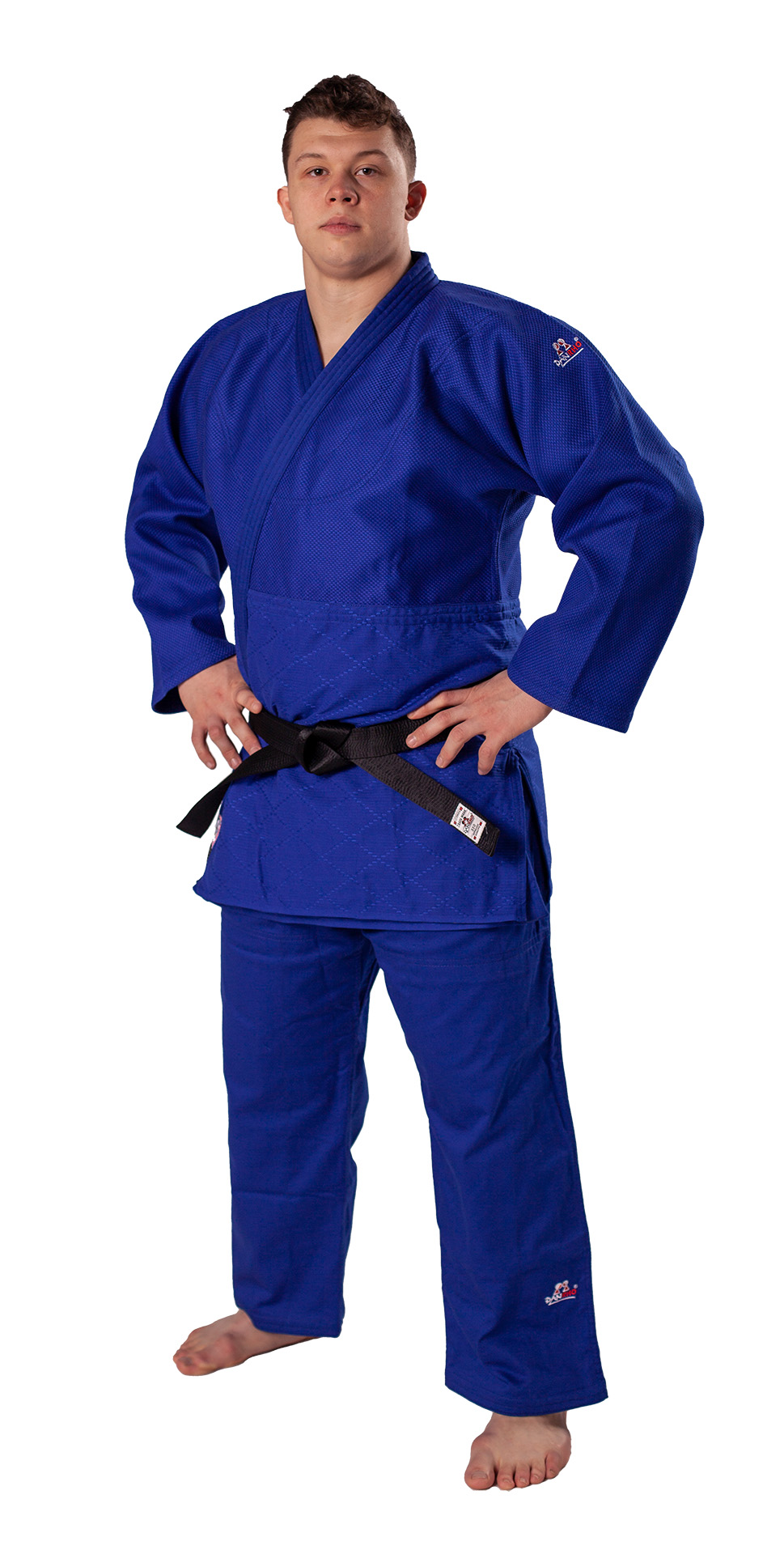 DANRHO Judogi Ultimate 750 japanese weave blue - IJF recognized