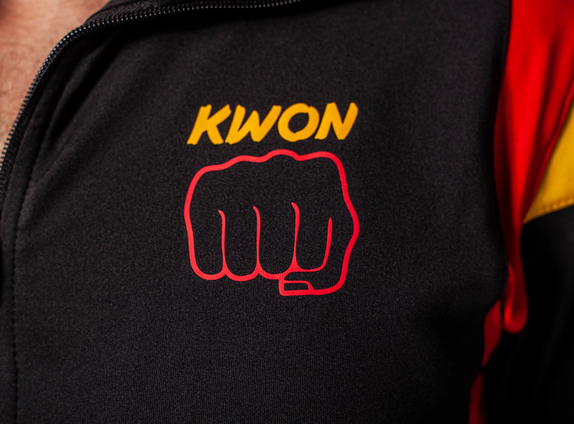 Tracksuit 1980 black/red/yellow