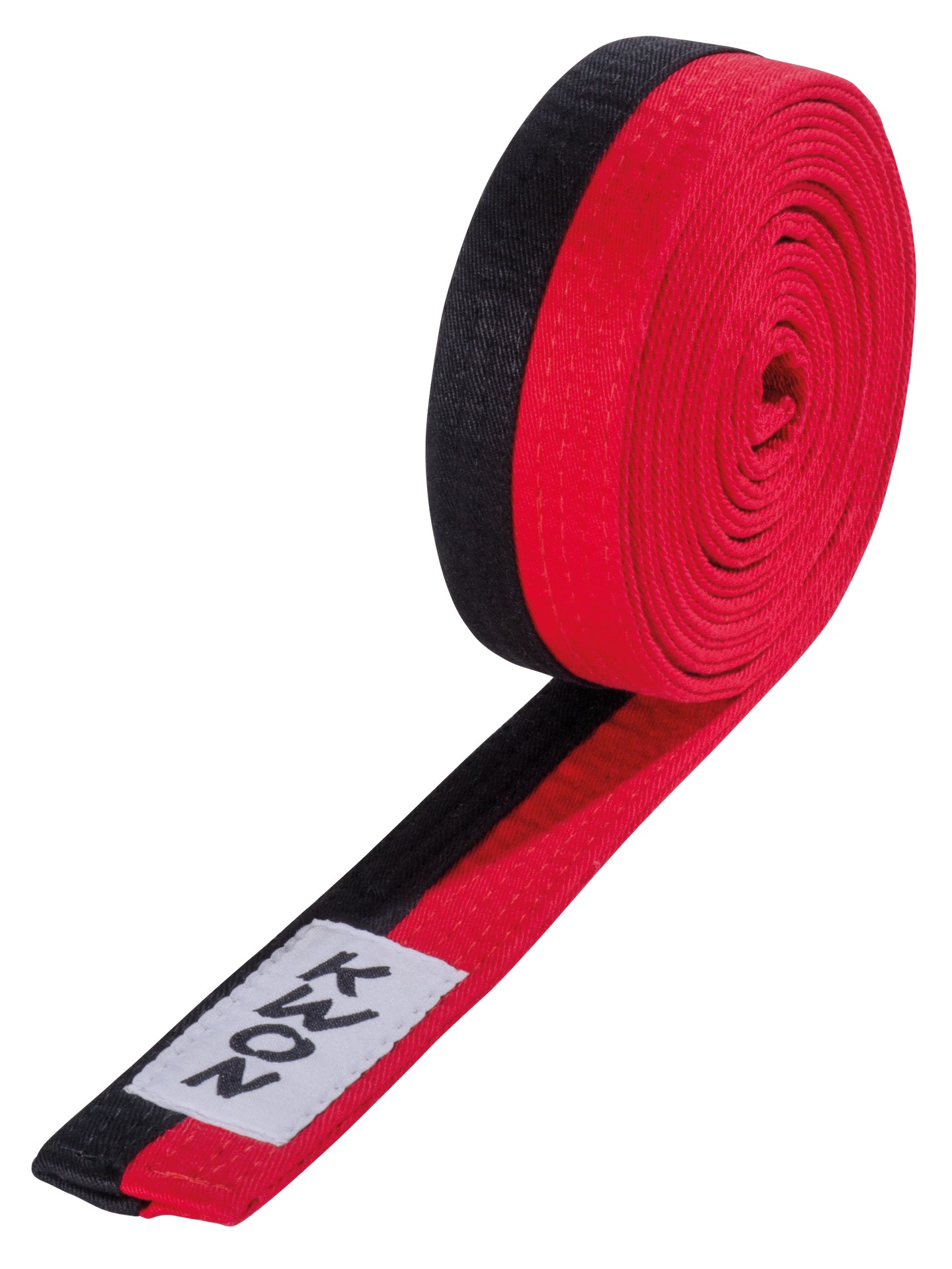 Budo belt  Poomsae black/red