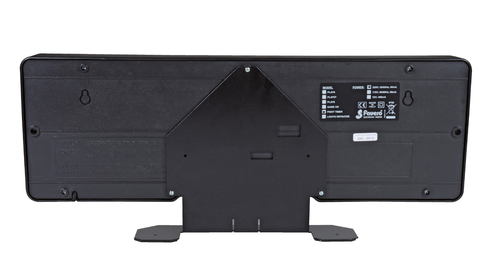 Fight Timer Desk Installation