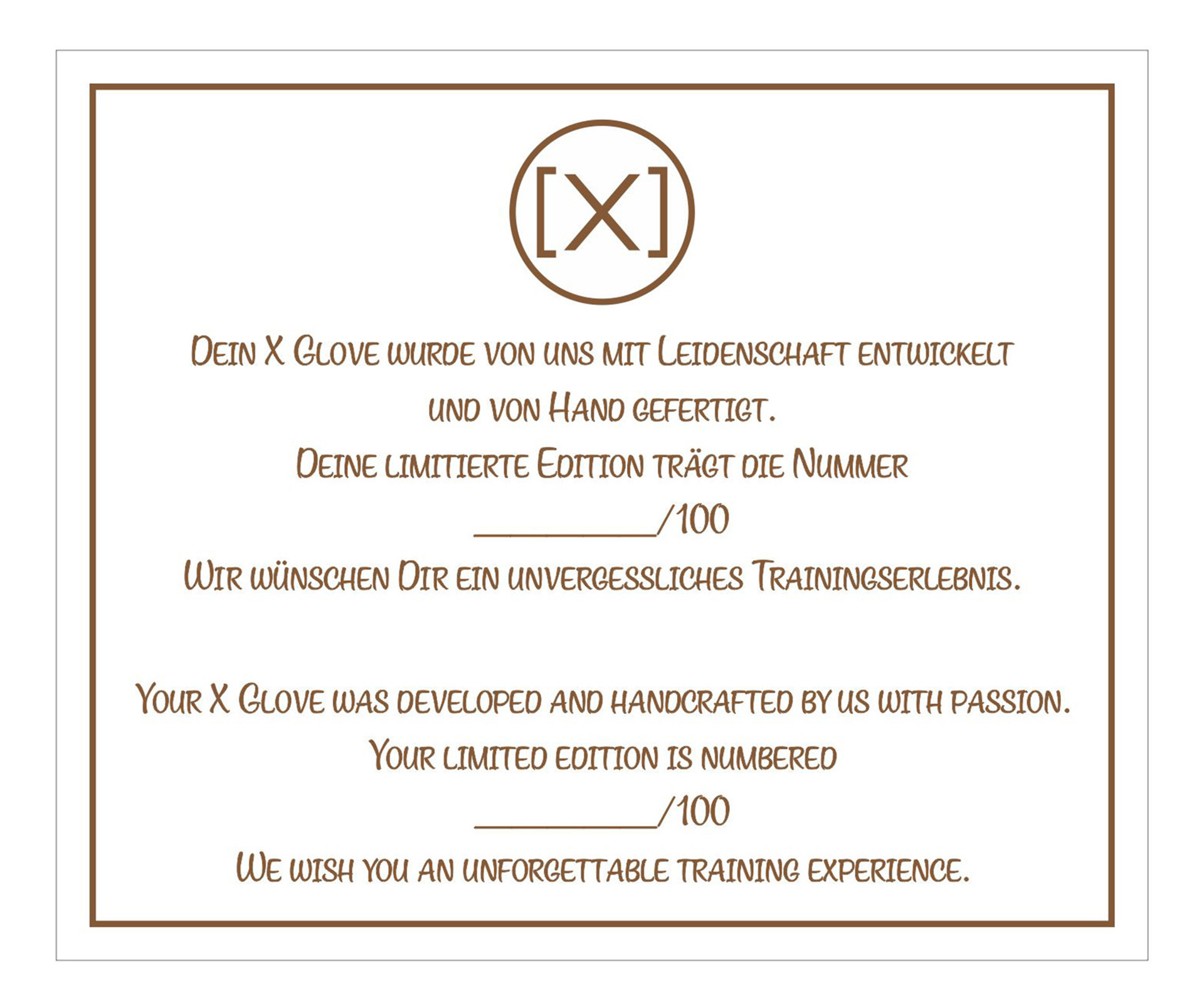 [X] Boxhandschuh X2 - Limited Edition