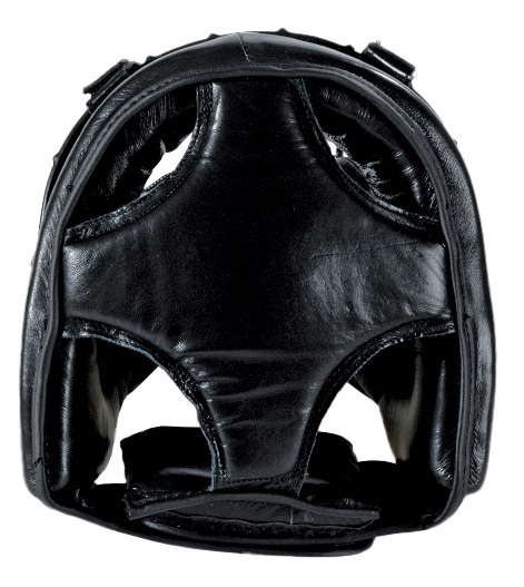 Kopfschutz mit Eisengitter