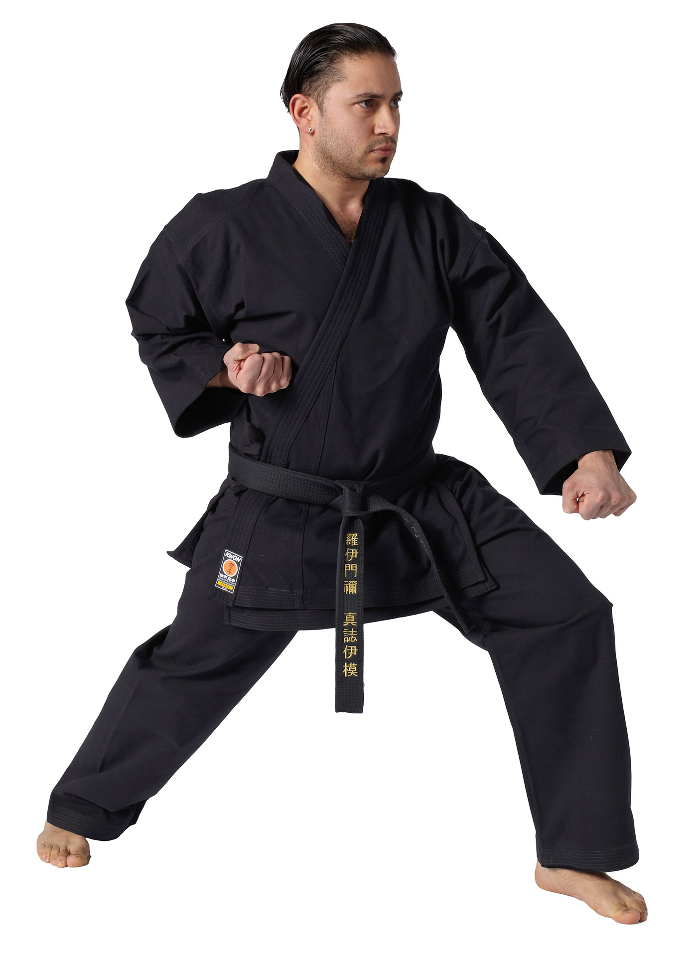 Karate Uniform Traditional black 12 oz