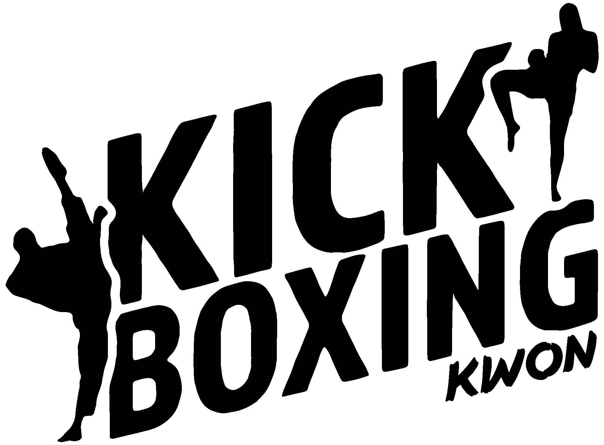 KWON Chest print lettering Kickboxing