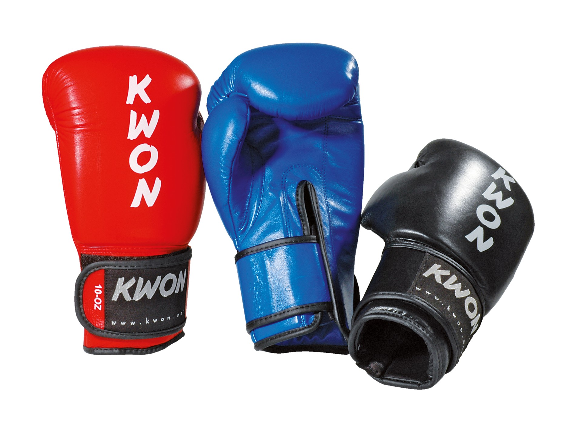 KWON Leder Champ Handschuhe Kickbox - Boxhandschuhe oz 10 Ergo