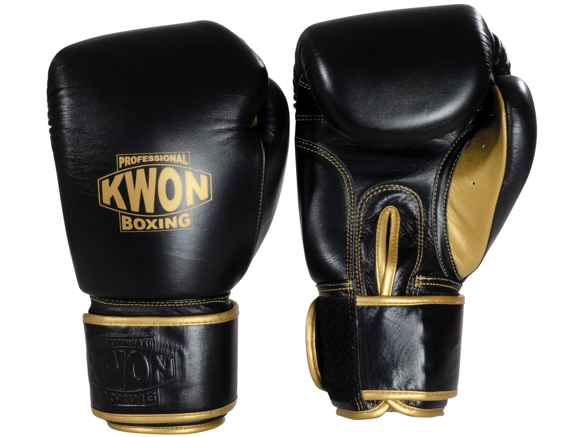 KWON PROFESSIONAL BOXING Gloves Leather with Thai Defensive Sparring boxes for Velcro | kickboxing