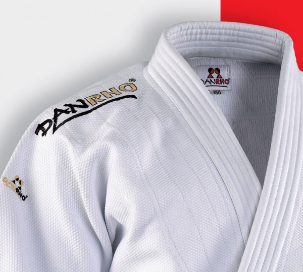 DANRHO Judo Uniform Kano white | Judo GI Competition also for slim judokas