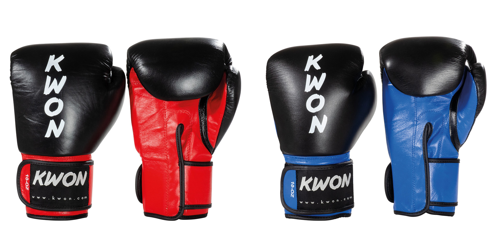 KWON Leder Kickboxhandschuhe KO | Kickboxen anerkannt Boxhandschuhe - WKU Champ